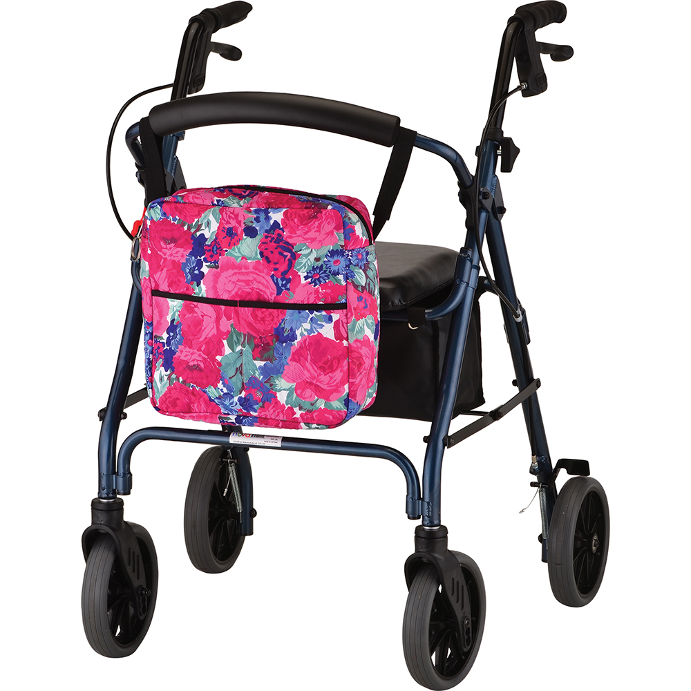 Mobility Bag - English Garden on Rolling Walker